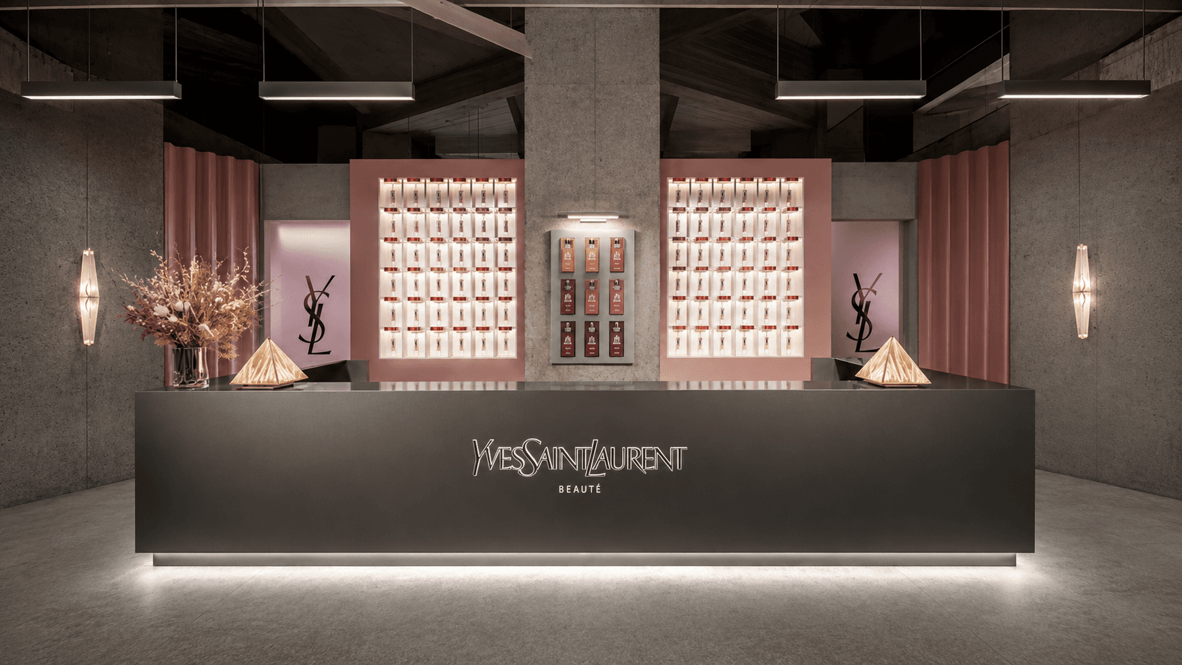 YSL Beauty LOVESTORE brings a pink supermarket to Seongsu