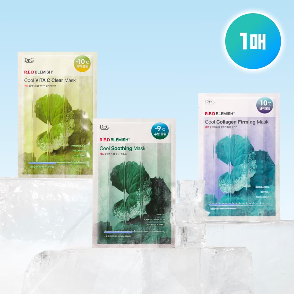 Dr.G RedBlemish Cool Mask 1Sheets 3-Type Set