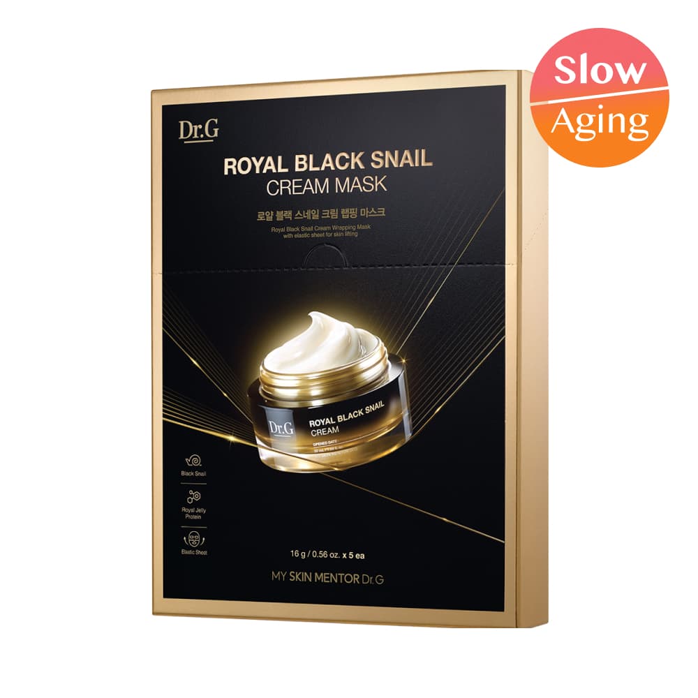 Dr.G Royal Black Snail Cream Mask 16g 5PcsPlan - view 2