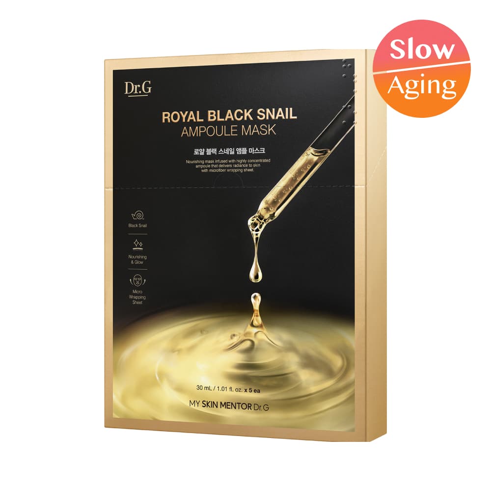 Dr.G Royal Black Snail Ampoule Mask 30g 5Sheets - view 2