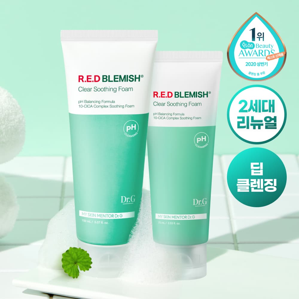 Dr.G Low pH Red Blemish Clear Soothing Foam Special Edition2-Type Set  1 - view 1