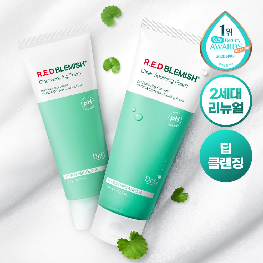 Dr.G Low pH Red Blemish Clear Soothing Foam Special Edition2-Type Set  1 - view 2