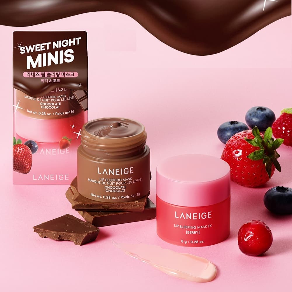 LANEIGE Lip Sleeping Mask EX 8g+8g Berry Chocolate Plan - view 1