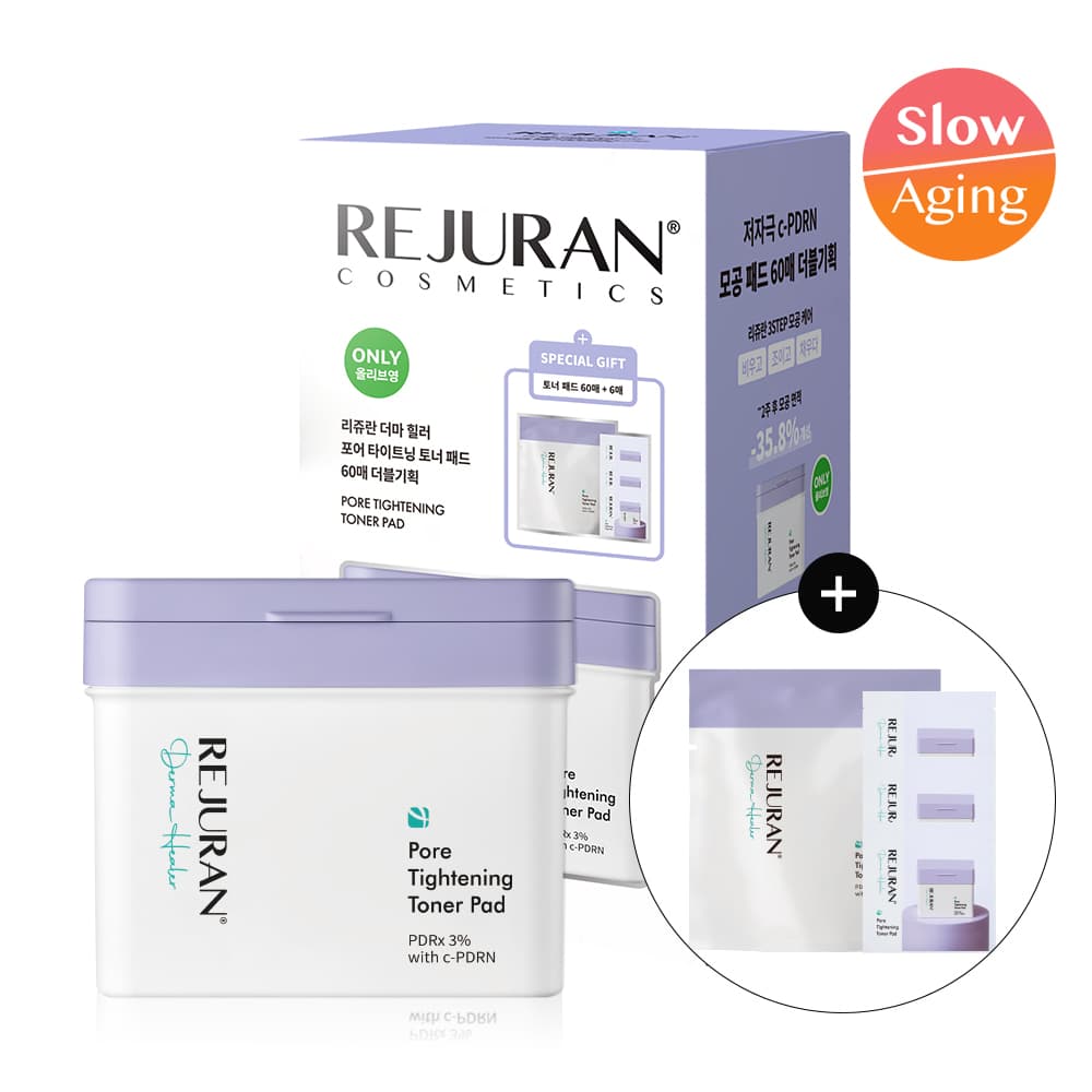 Rejuran Pore Tightening Toner Pad 60Sheets Double Limited Special Edition