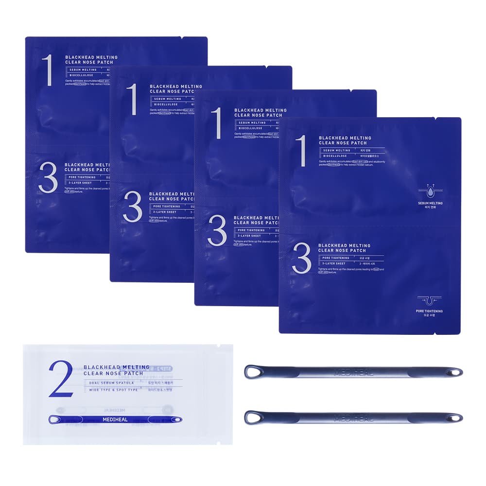 메디힐 블랙헤드 멜팅 클리어 코팩 4매 피지연화 - view 3