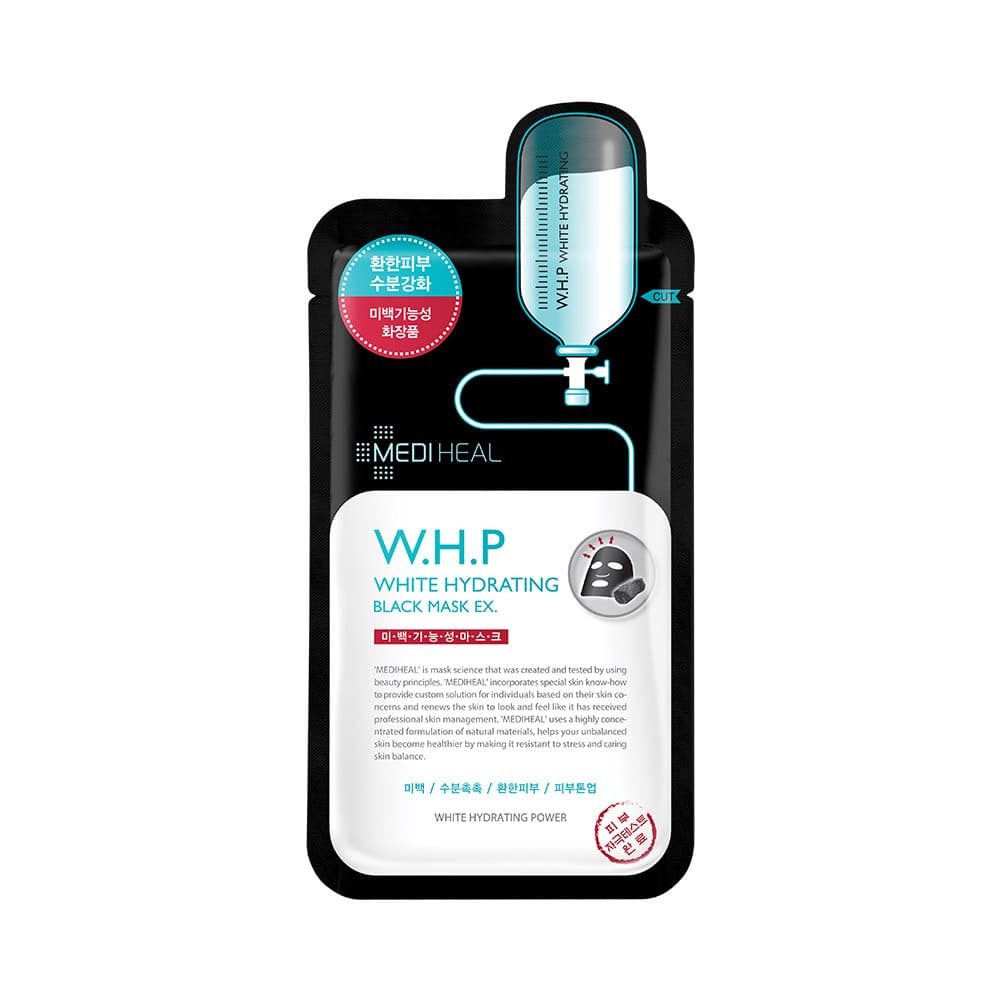 메디힐 W.H.P 미백수분 블랙 마스크 EX 1매