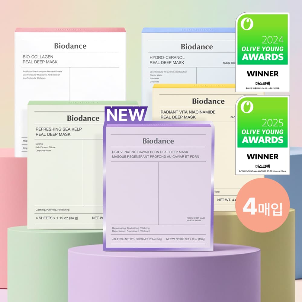 Biodance Real Deep Mask 4Sheets