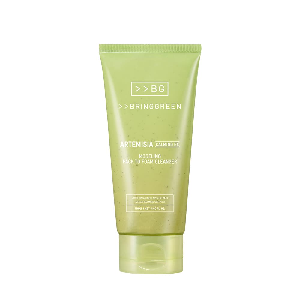 브링그린 사철쑥 카밍EX 모델링팩투폼 클렌저 120mL - view 5