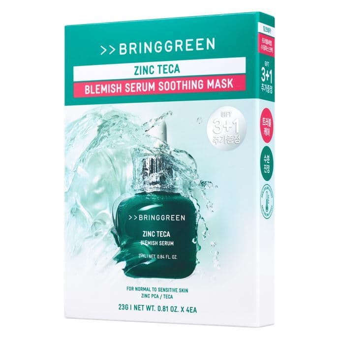브링그린 징크테카 트러블 세럼 수딩 마스크 3+1 기획 / 1매 - view 4
