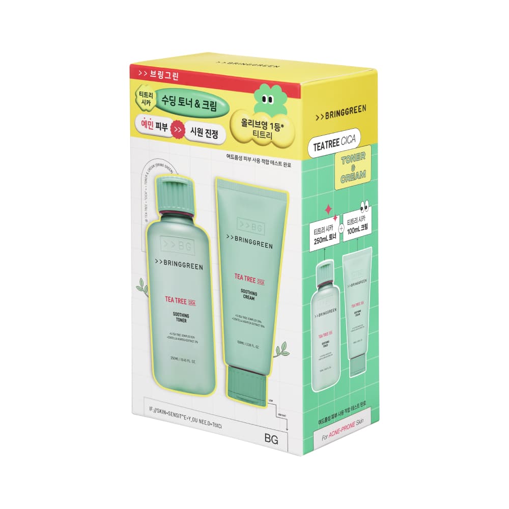 브링그린 티트리 시카 수딩 토너&크림 세트 - view 3