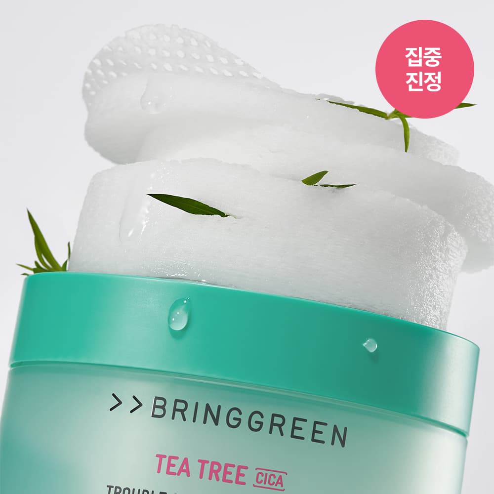 브링그린 티트리 시카 트러블 수딩 토너패드 90매 - view 3