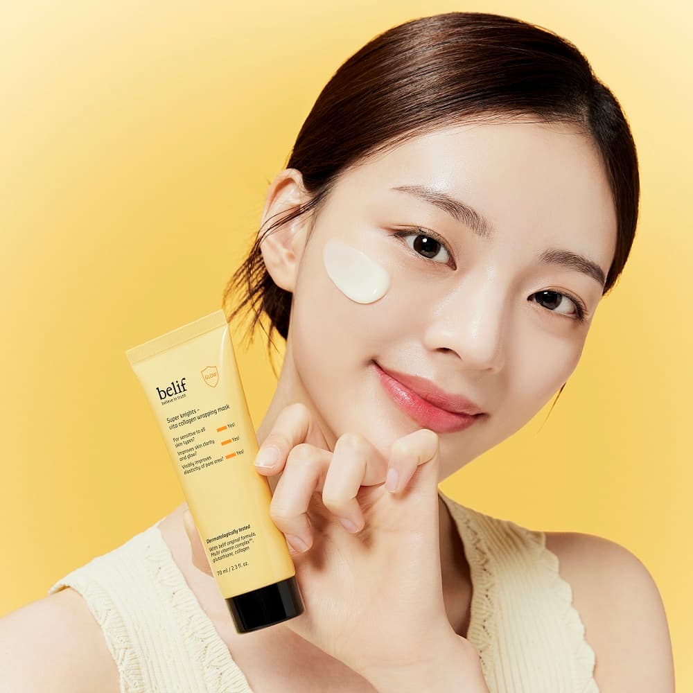 Bilief Super Knights VitaCollagen Wrapping Mask 70ml Planning - view 3