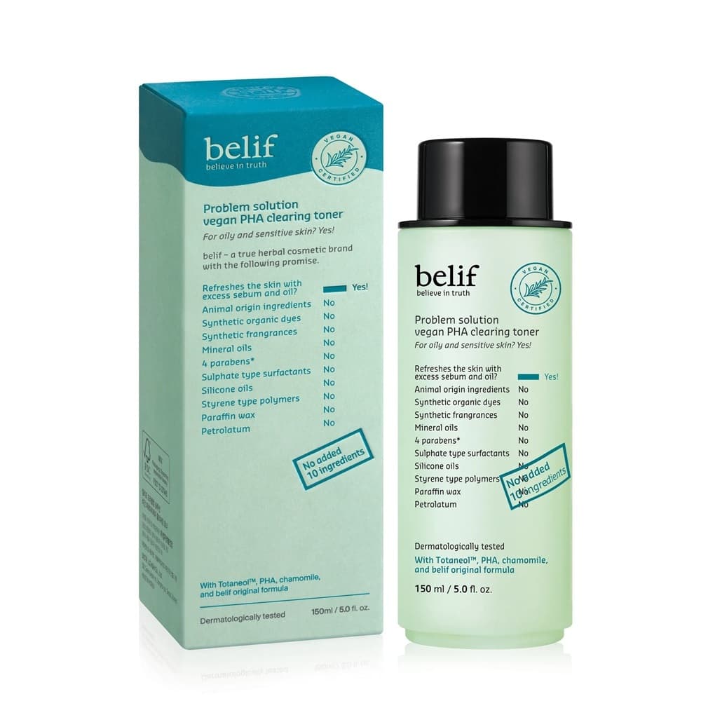 belif Problem Solution Vegan PHA Clearing Toner 150ml - view 4