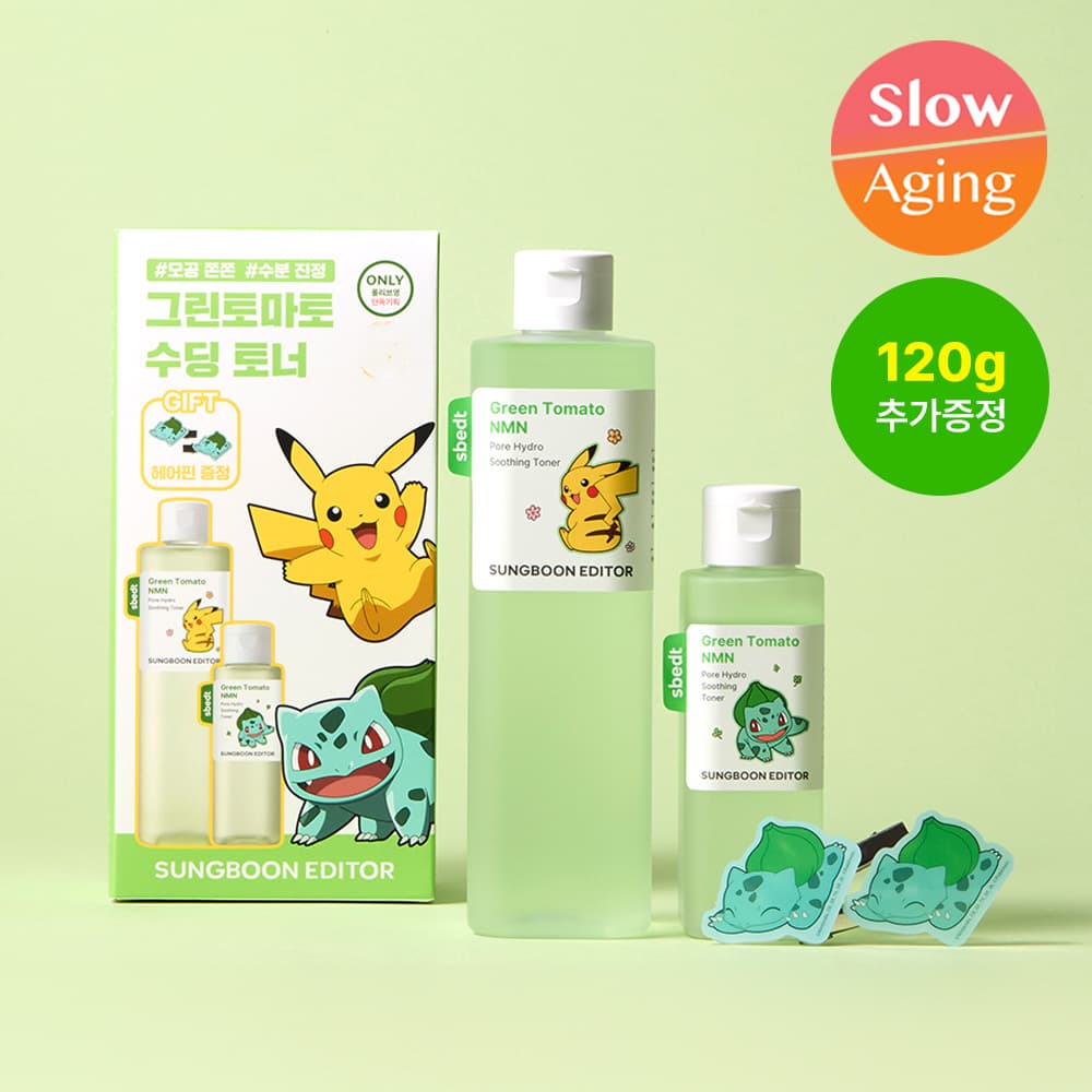 성분에디터 그린토마토 NMN 포어 하이드로 수딩 토너 350g 기획 * - view 4