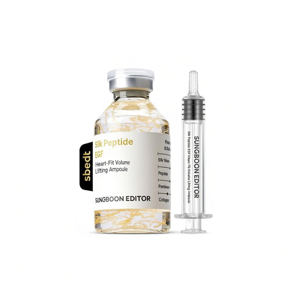 성분에디터 실크펩타이드 EGF 하트핏 볼륨 리프팅 앰플 40ml 더블기획 - view 5