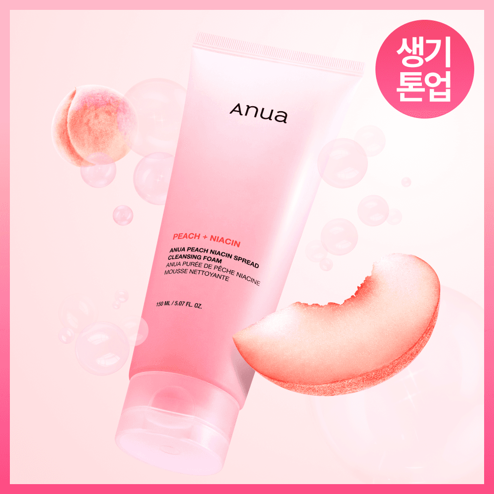 아누아 복숭아 나이아신 스프레드 클렌징폼 150ml
