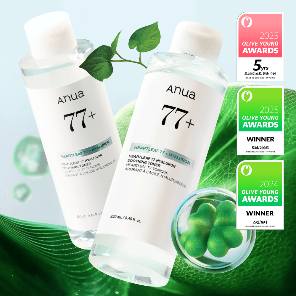 아누아 어성초 77 히알루론 수분 진정 토너 250ml 더블 기획