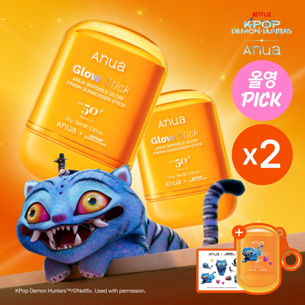 아누아 제로캐스트 데일리 글로우 피니쉬 선스틱 18g 더블 기획 - view 2