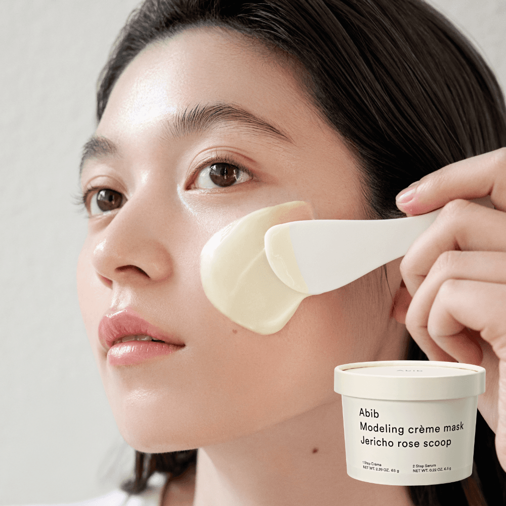 Abib Modeling Cream Mask Heartleaf/Resurrection Plant Scoop 2-Type Set - view 3
