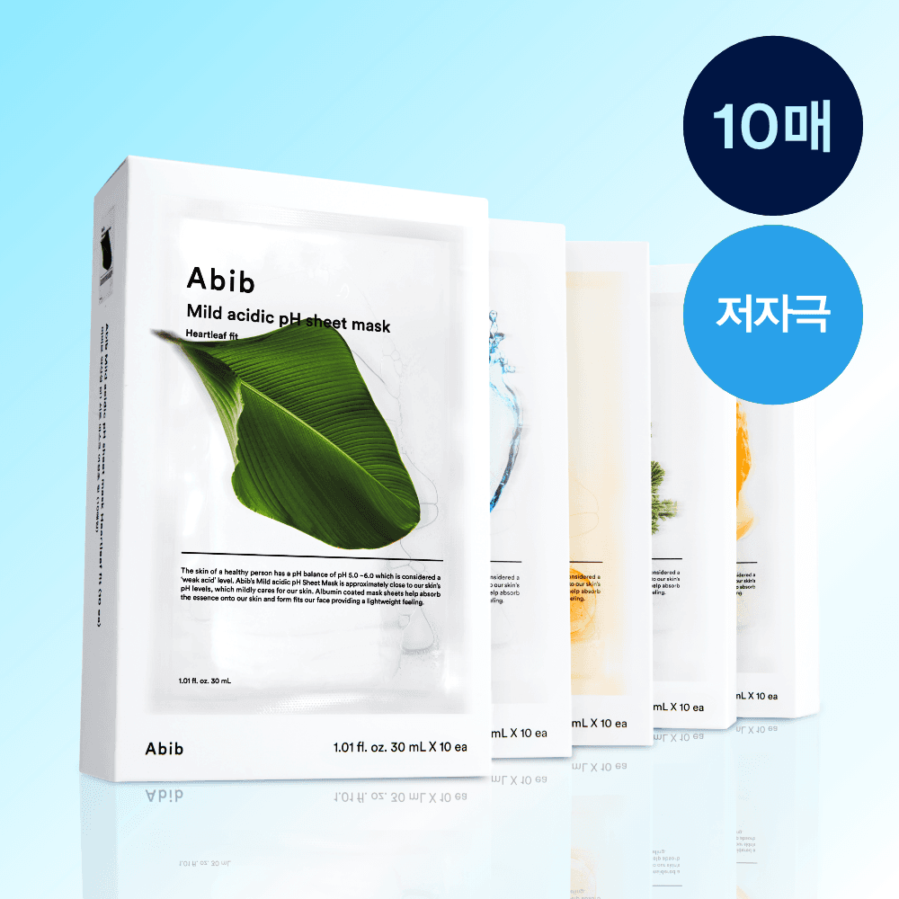 Abib Low pH pH Sheet Mask Fit 10Sheets