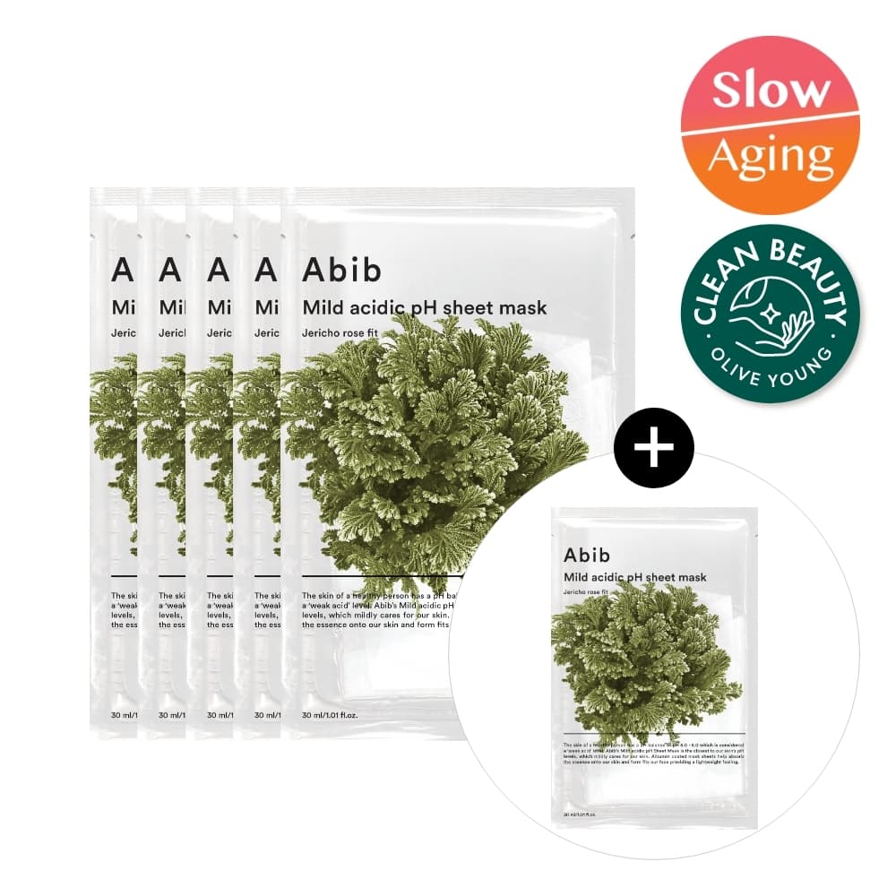 Abib Low pH pH Sheet Mask Resurrection Plant Fit 5Sheets - view 4