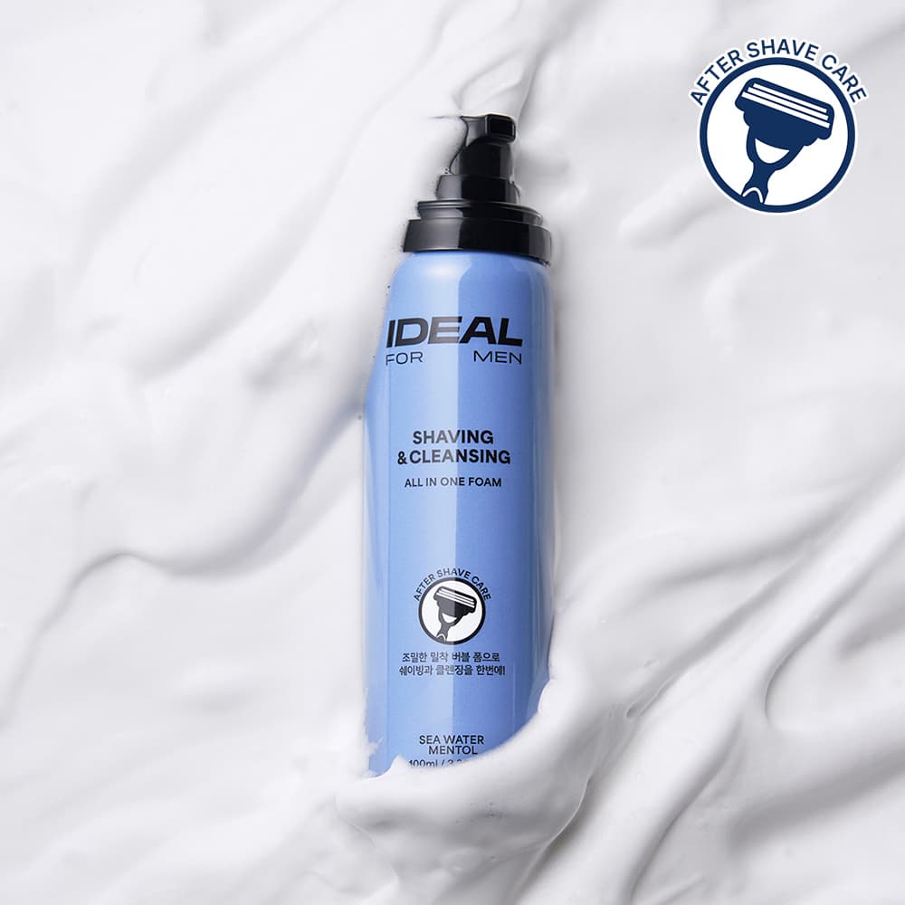Ideal for Men Shaving and Cleansing All-in-One Foam 100mL - view 2
