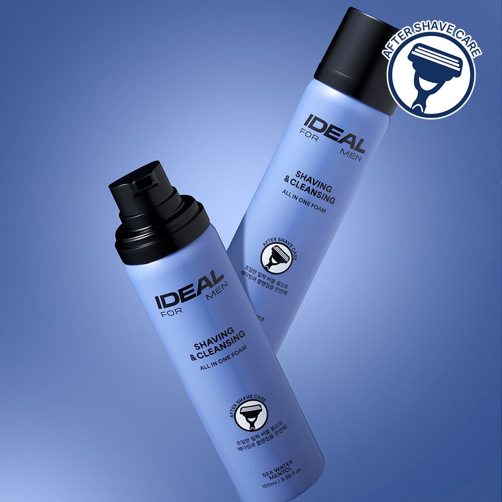 Ideal for Men Shaving and Cleansing All-in-One Foam 100mL - view 3