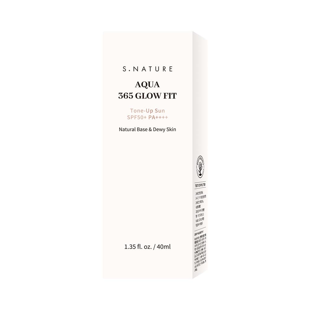 에스네이처 아쿠아 365 글로우 핏 톤업선 40ml - view 6