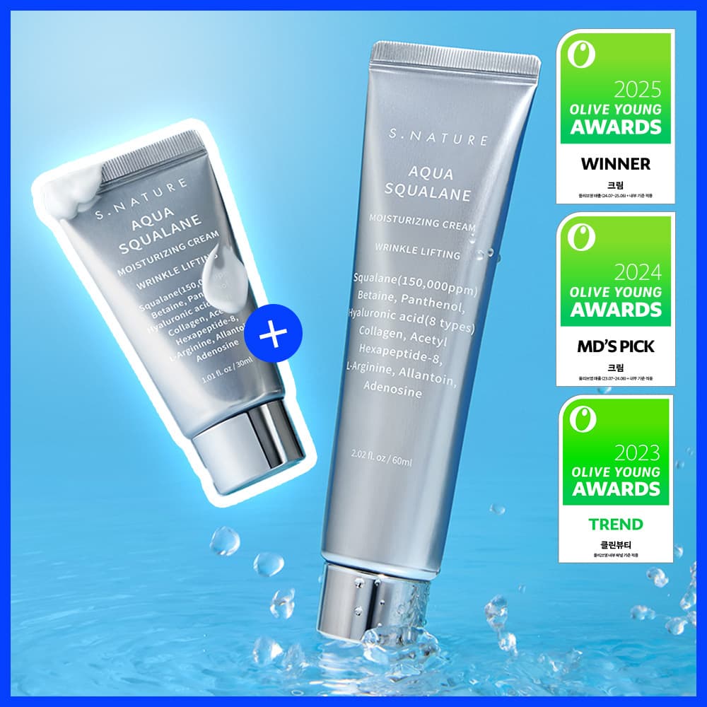에스네이처 아쿠아 스쿠알란 수분크림 60ml 기획 - view 2