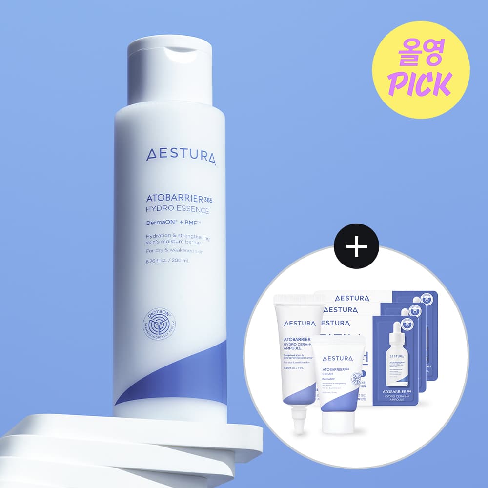 에스트라 아토베리어365 하이드로에센스 200ml (+크림 10ml+앰플 10ml)