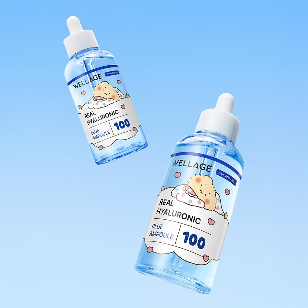 웰라쥬 리얼 히알루로닉 블루 100 앰플 75ml 2입 기획 - view 4