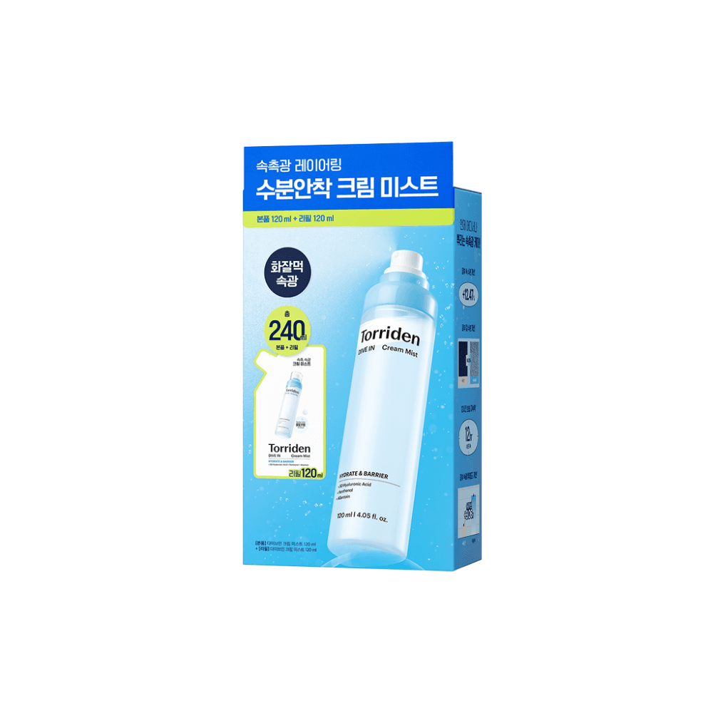 토리든 다이브인 저분자 히알루론산 크림 미스트 120ml 리필 기획 (+리필 120ml) - view 3