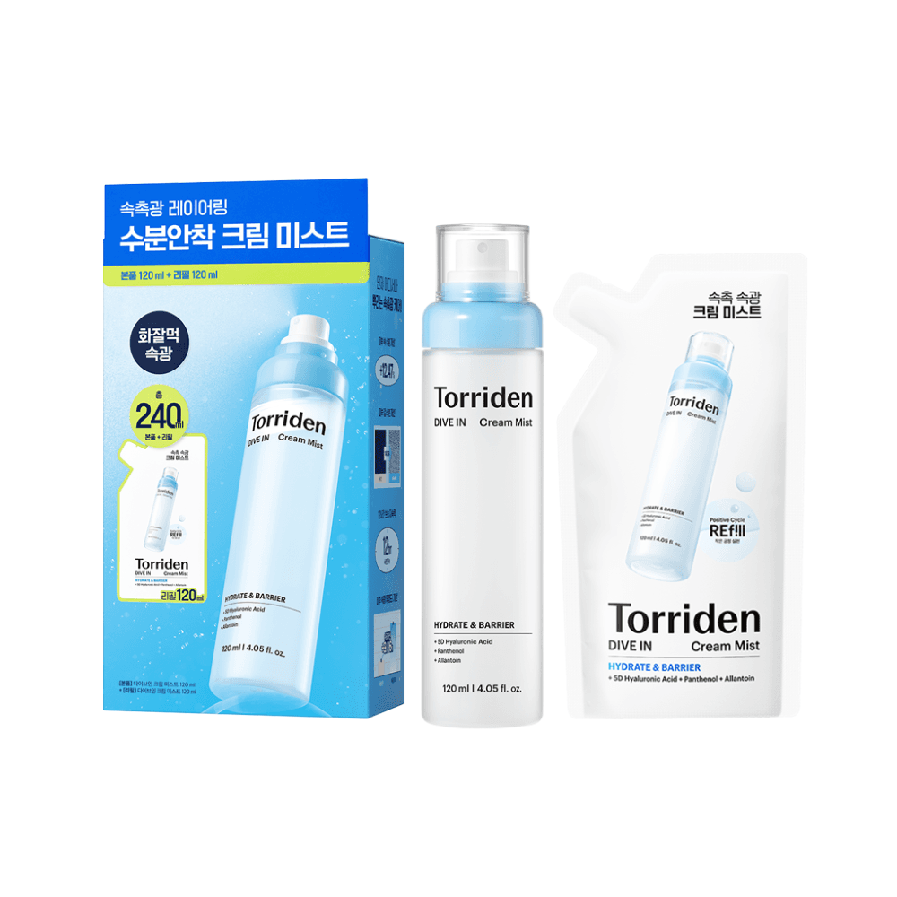 토리든 다이브인 저분자 히알루론산 크림 미스트 120ml 리필 기획 (+리필 120ml) - view 2