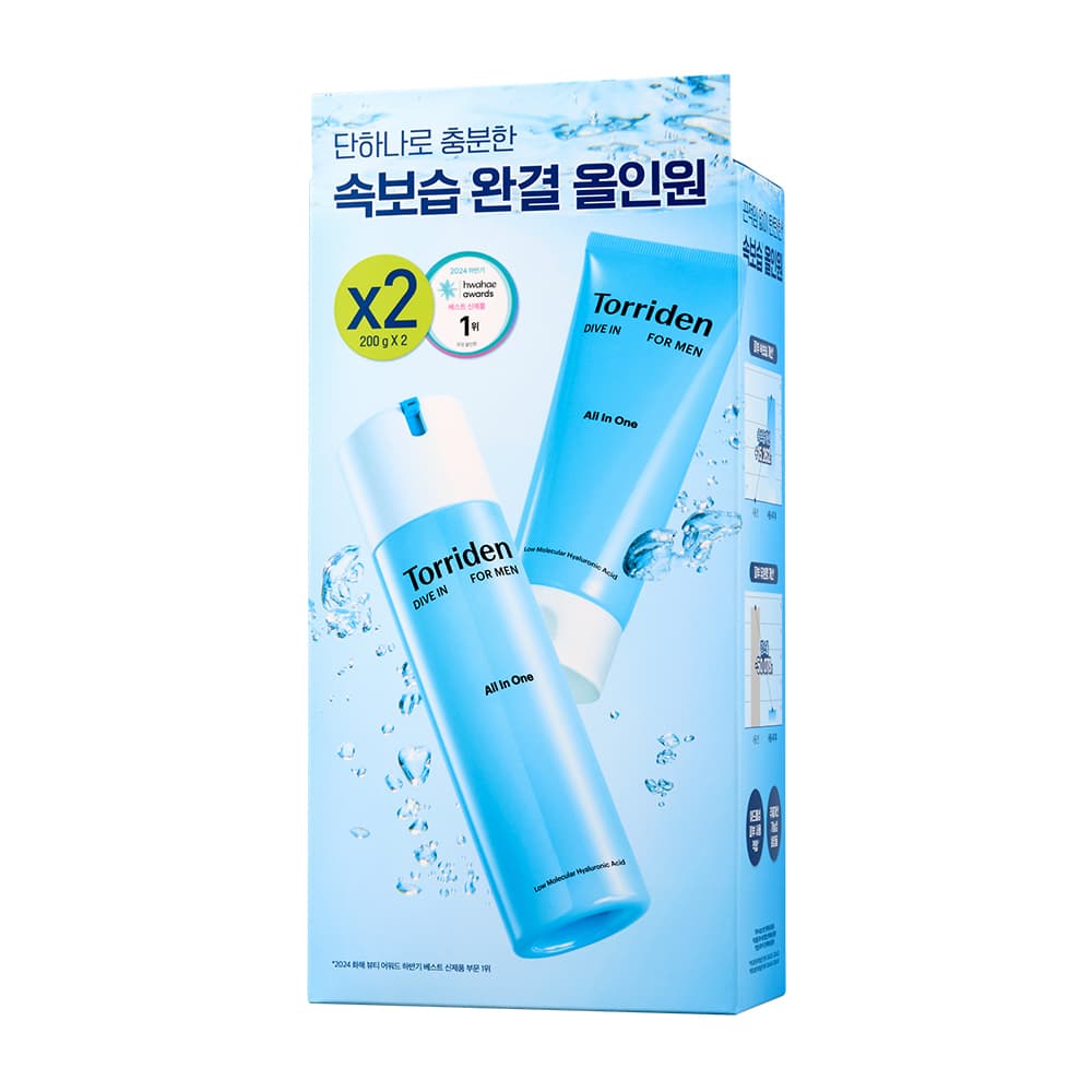 토리든 다이브인 포맨 저분자 히알루론산 올인원 200g 더블 기획 - view 3