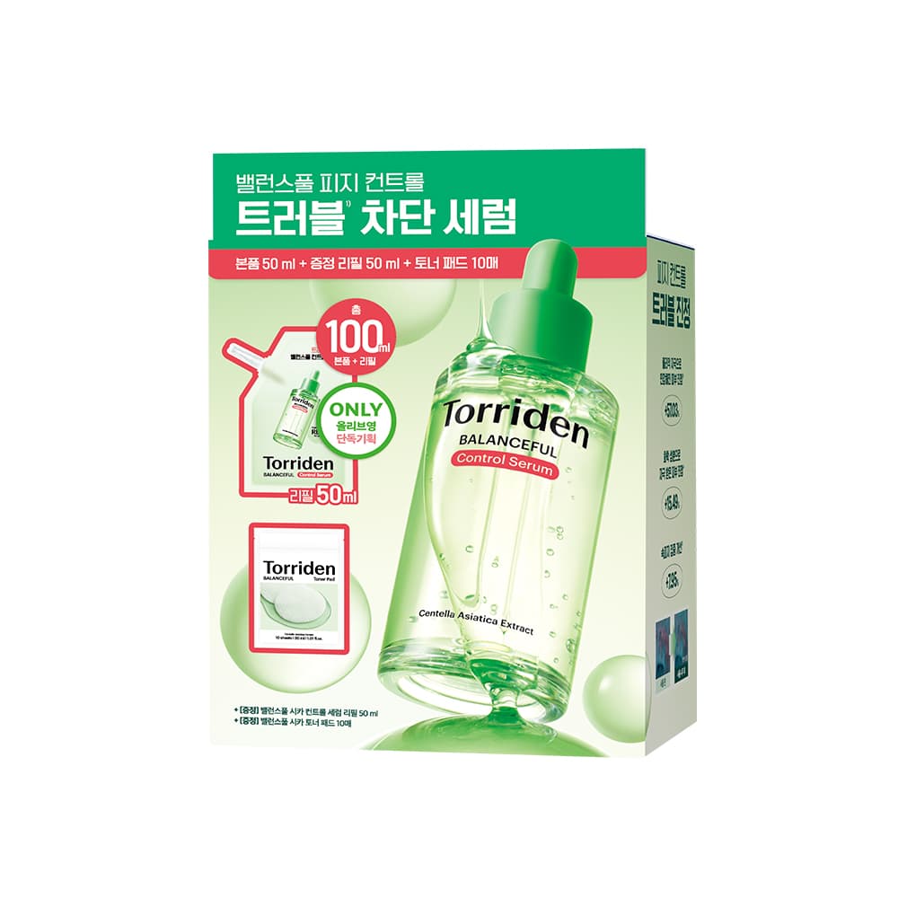 토리든 밸런스풀 시카 컨트롤 세럼 50ml 한정 리필 기획 (+리필 50ml+패드 10매) - view 4