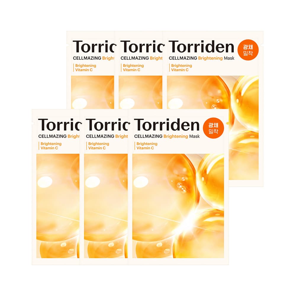 토리든 셀메이징 비타C 브라이트닝 마스크 5매 (+1매 증정기획) (OY단독) - view 4