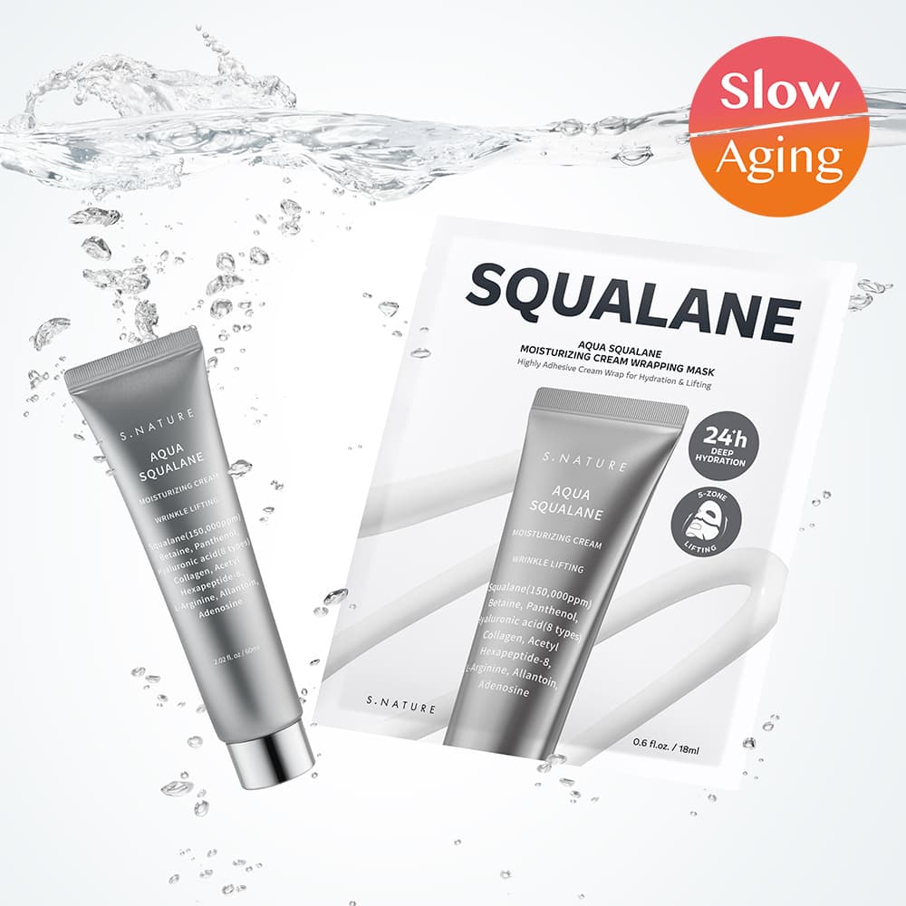 에스네이처 아쿠아 스쿠알란 수분크림 랩핑 마스크 1매 - view 3