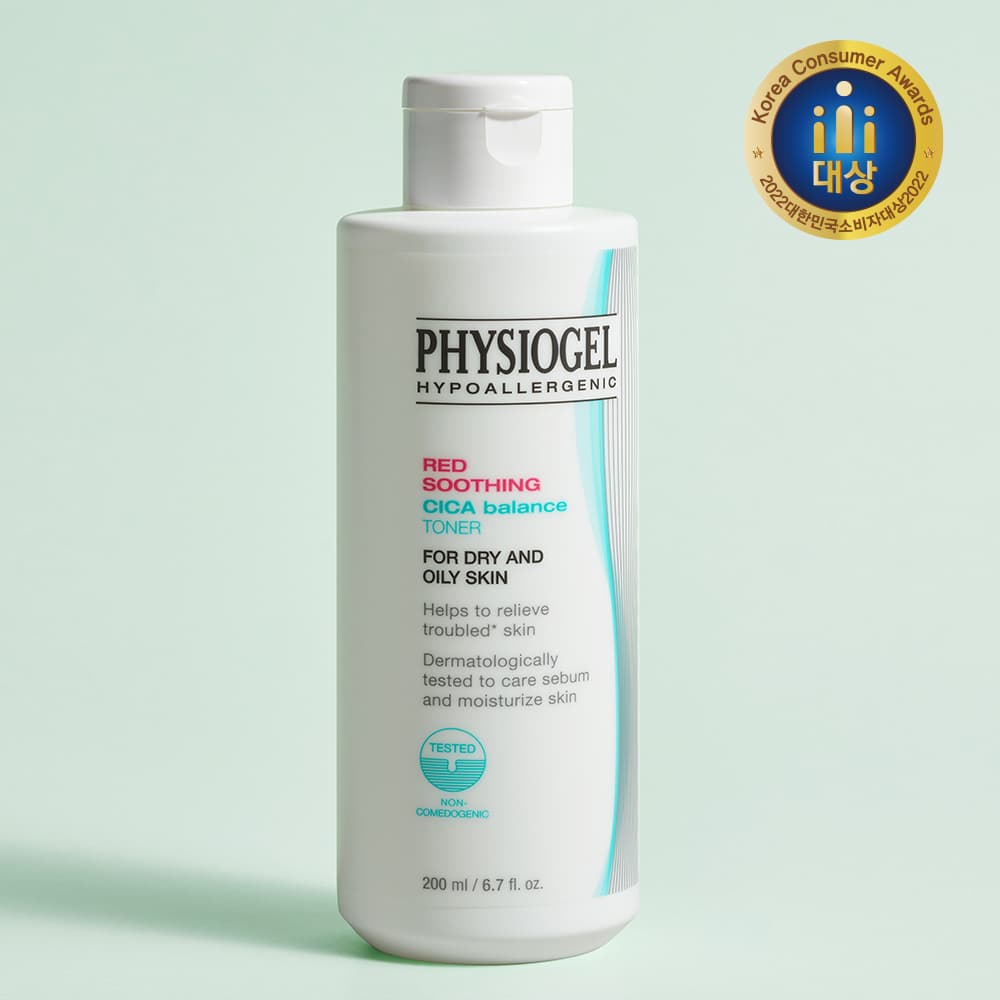 피지오겔 레드수딩 시카밸런스 토너 200ml usage